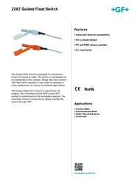 Thumbnail of document Data Sheet - 2282 Guided Float Switch